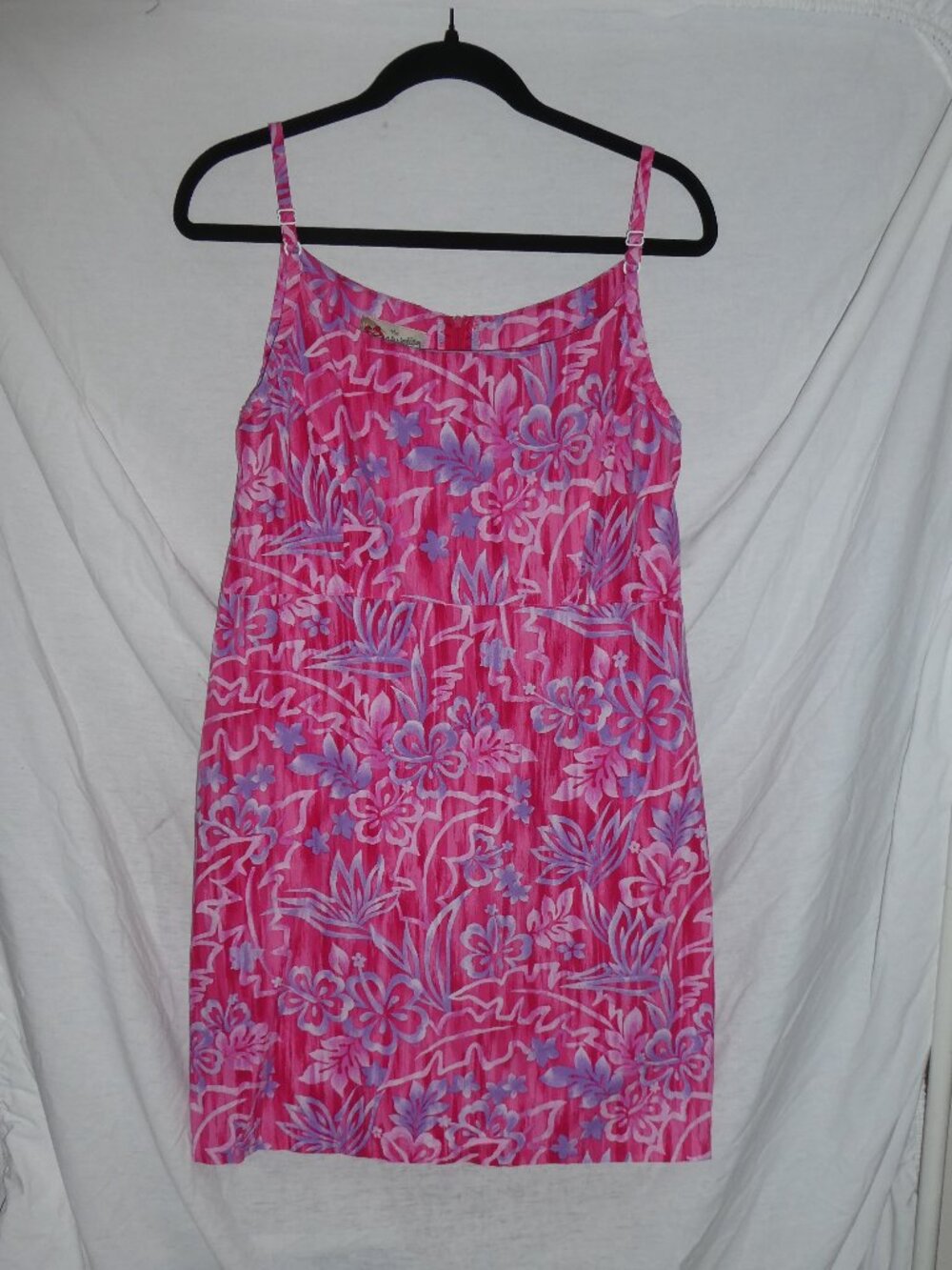 Hilo Hatties The Hawaiian Original Pink Floral Sun Dress Size XL